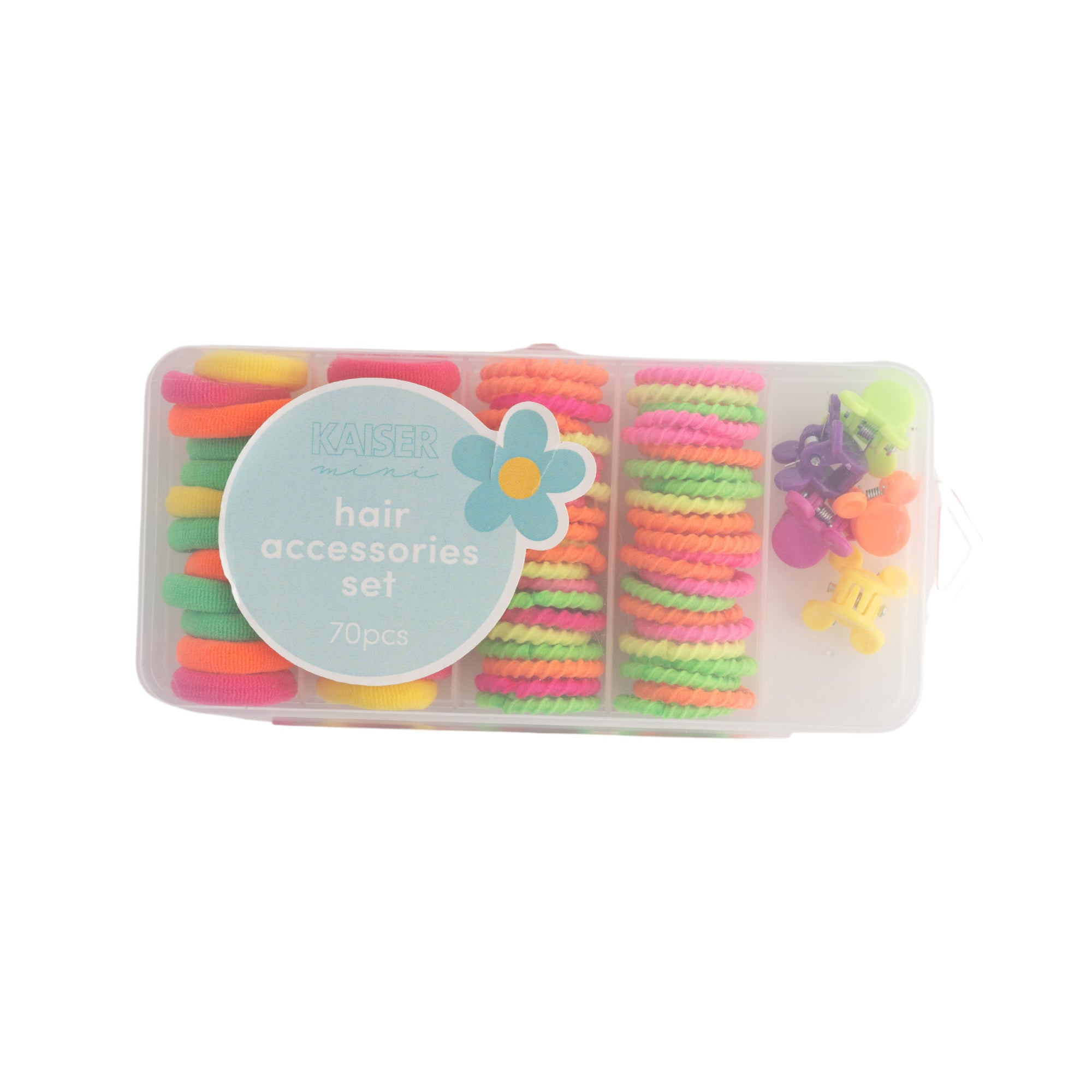 Kids 70pk Hair Accessories Set - BRIGHTS